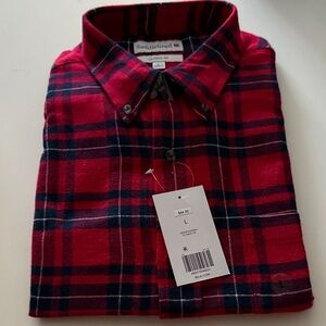 Red flannel shirt size L